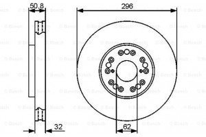 Bosch Δισκόπλακα - 0 986 479 429
