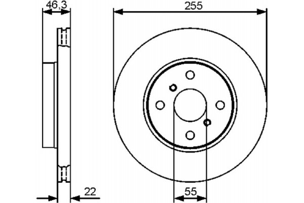Bosch Δισκόπλακα - 0 986 479 430