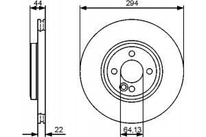 Bosch Δισκόπλακα - 0 986 479 438
