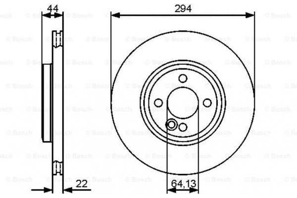 Bosch Δισκόπλακα - 0 986 479 438