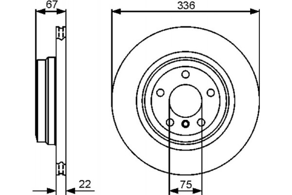 Bosch Δισκόπλακα - 0 986 479 439