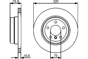 Bosch Δισκόπλακα - 0 986 479 442