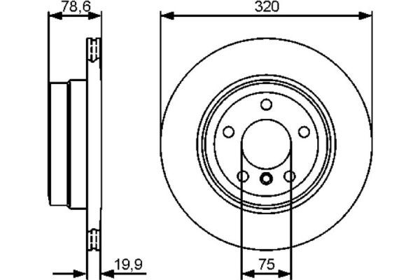 Bosch Δισκόπλακα - 0 986 479 442