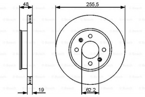 Bosch Δισκόπλακα - 0 986 479 459