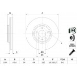Bosch Δισκόπλακα - 0 986 479 468