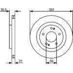 Bosch Δισκόπλακα - 0 986 479 470
