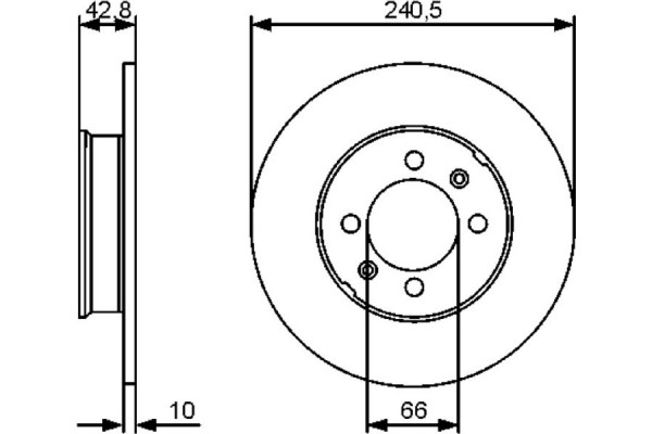 Bosch Δισκόπλακα - 0 986 479 478