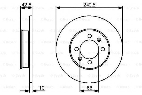 Bosch Δισκόπλακα - 0 986 479 478