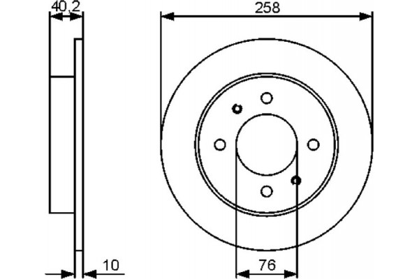 Bosch Δισκόπλακα - 0 986 479 484