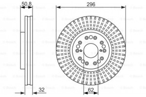 Bosch Δισκόπλακα - 0 986 479 485