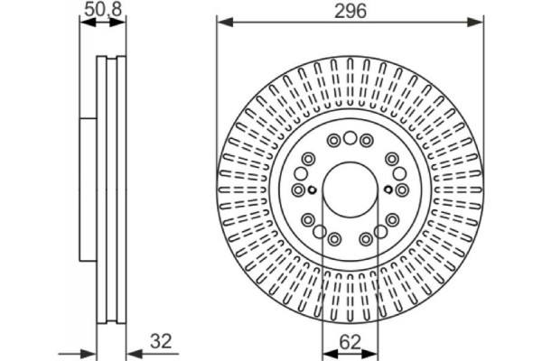 Bosch Δισκόπλακα - 0 986 479 485