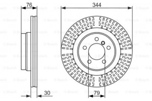 Bosch Δισκόπλακα - 0 986 479 489