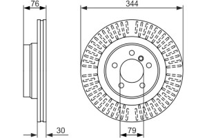 Bosch Δισκόπλακα - 0 986 479 489