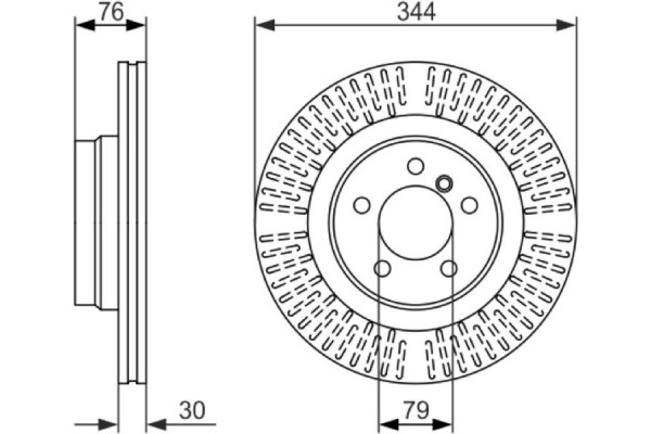 Bosch Δισκόπλακα - 0 986 479 489