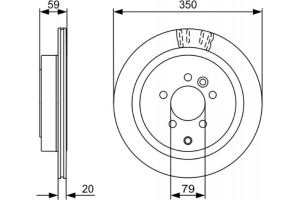 Bosch Δισκόπλακα - 0 986 479 492