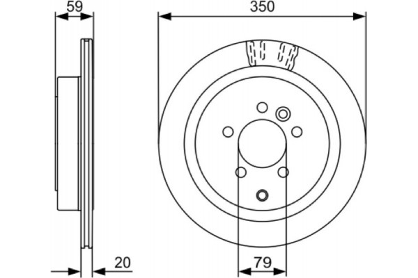 Bosch Δισκόπλακα - 0 986 479 492