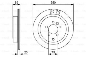 Bosch Δισκόπλακα - 0 986 479 492