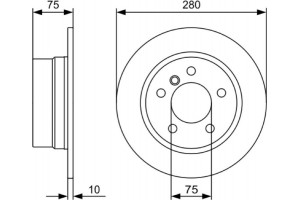 Bosch Δισκόπλακα - 0 986 479 494