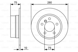 Bosch Δισκόπλακα - 0 986 479 494