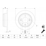 Bosch Δισκόπλακα - 0 986 479 508
