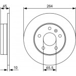 Bosch Δισκόπλακα - 0 986 479 516
