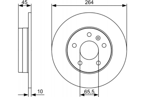 Bosch Δισκόπλακα - 0 986 479 516