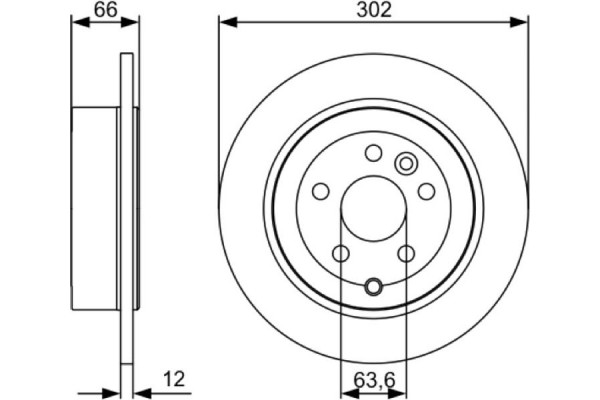 Bosch Δισκόπλακα - 0 986 479 518