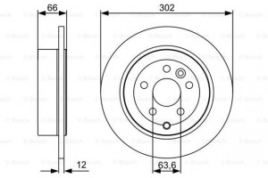 Bosch Δισκόπλακα - 0 986 479 518