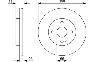 Bosch Δισκόπλακα - 0 986 479 541