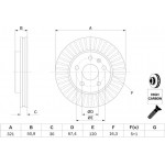 Bosch Δισκόπλακα - 0 986 479 544