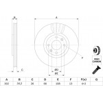 Bosch Δισκόπλακα - 0 986 479 548