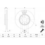 Bosch Δισκόπλακα - 0 986 479 551