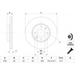 Bosch Δισκόπλακα - 0 986 479 556