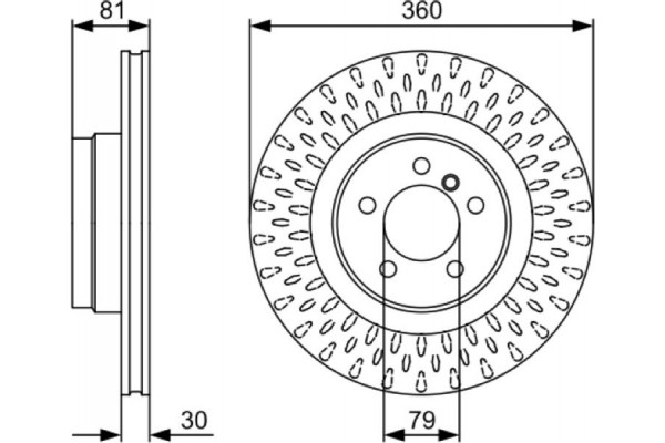 Bosch Δισκόπλακα - 0 986 479 557