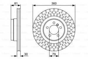 Bosch Δισκόπλακα - 0 986 479 557