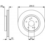 Bosch Δισκόπλακα - 0 986 479 559