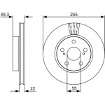 Bosch Δισκόπλακα - 0 986 479 564