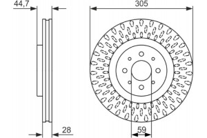 Bosch Δισκόπλακα - 0 986 479 570