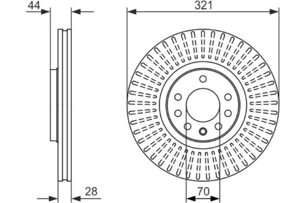 Bosch Δισκόπλακα - 0 986 479 571