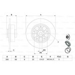 Bosch Δισκόπλακα - 0 986 479 C87