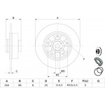 Bosch Δισκόπλακα - 0 986 479 C87