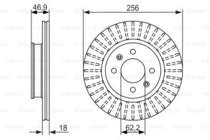 Bosch Δισκόπλακα - 0 986 479 577