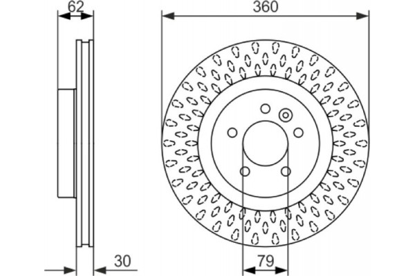 Bosch Δισκόπλακα - 0 986 479 578