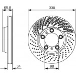 Bosch Δισκόπλακα - 0 986 479 579