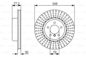 Bosch Δισκόπλακα - 0 986 479 584