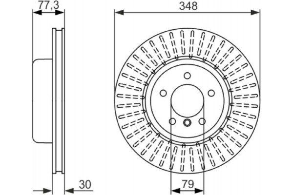 Bosch Δισκόπλακα - 0 986 479 584