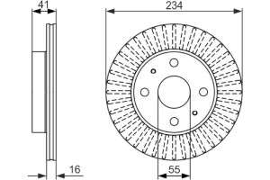 Bosch Δισκόπλακα - 0 986 479 592