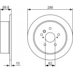 Bosch Δισκόπλακα - 0 986 479 614
