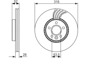 Bosch Δισκόπλακα - 0 986 479 620
