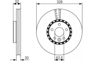 Bosch Δισκόπλακα - 0 986 479 621